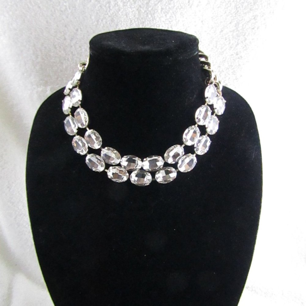 The Limited Rhinestone Gold Tone Necklace